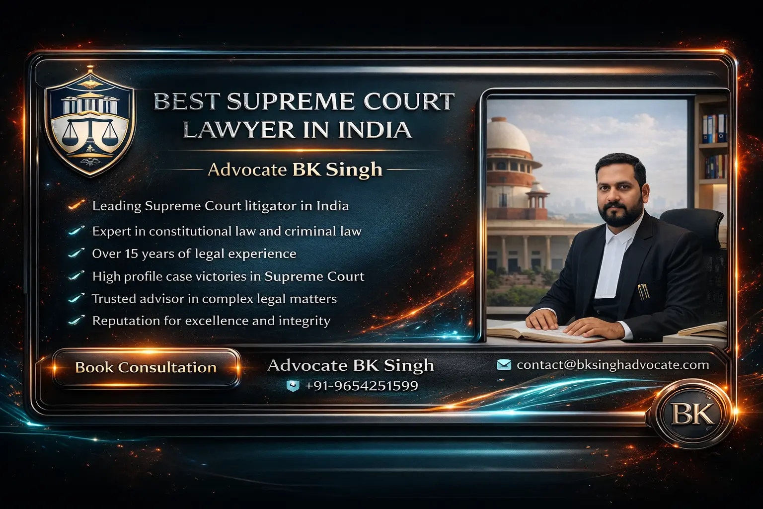 The Best Supreme Court Lawyer in India