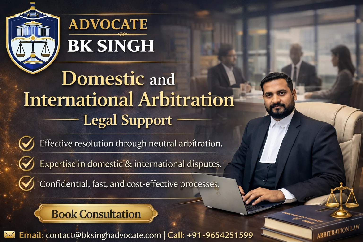 Domestic and International Arbitration Legal Support