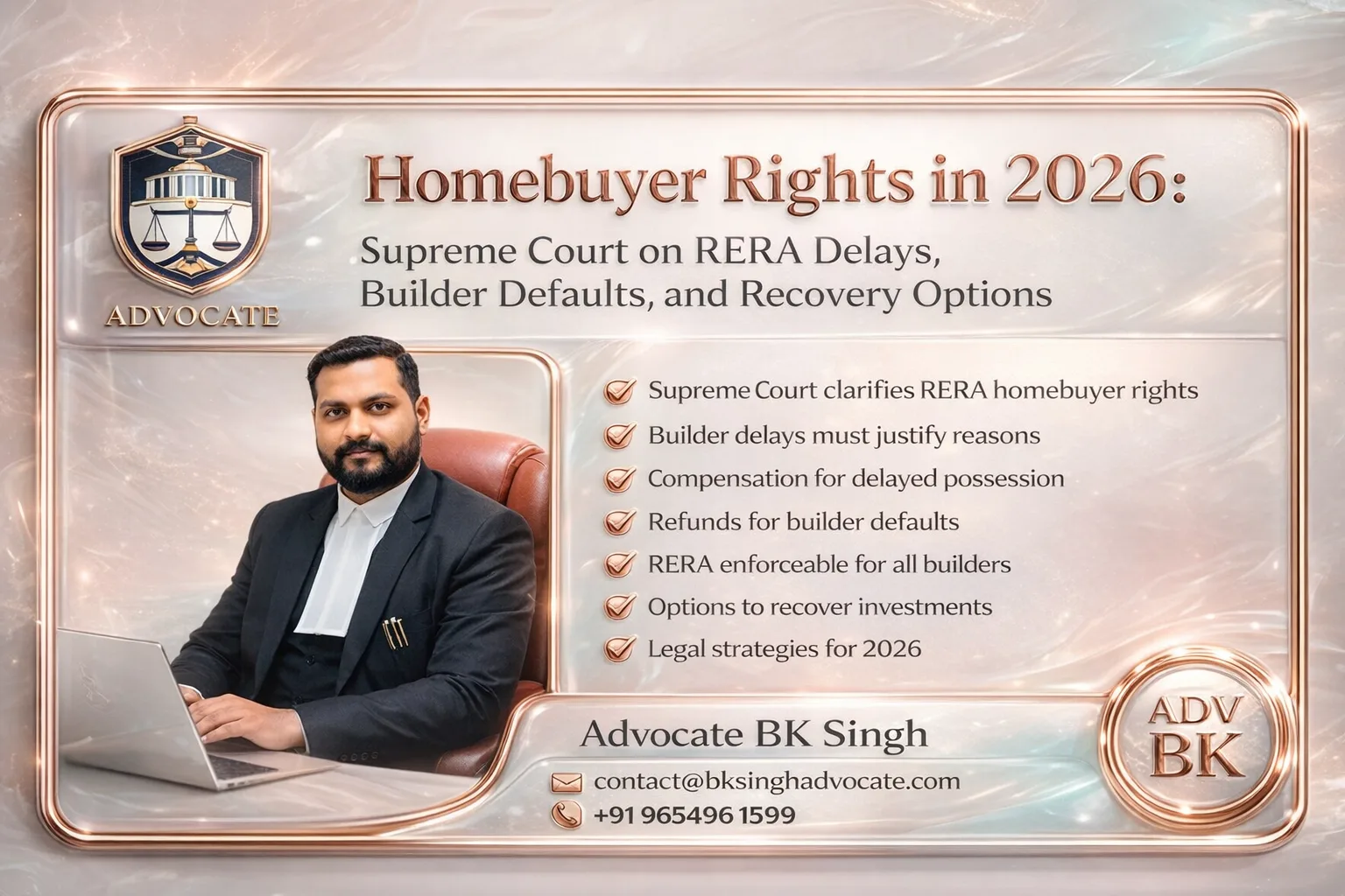 Homebuyer Rights in 2026: Supreme Court on RERA Delays, Builder Defaults, and Recovery Options