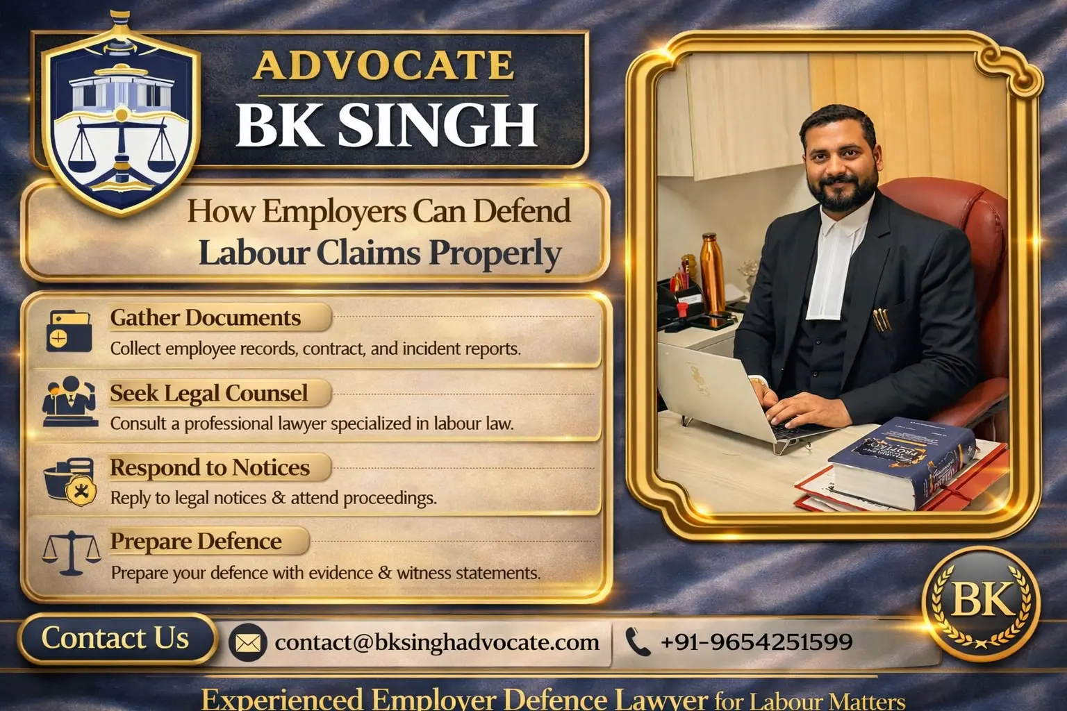How Employers Can Defend Labour Court Case by Employer in India