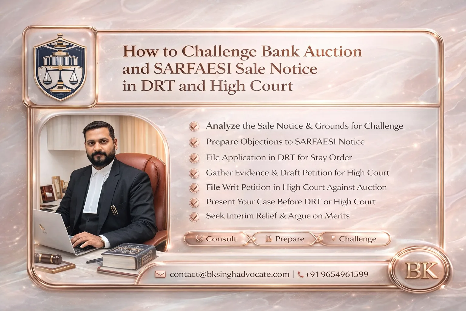 How to Challenge Bank Auction and SARFAESI Sale Notice in DRT and High Court