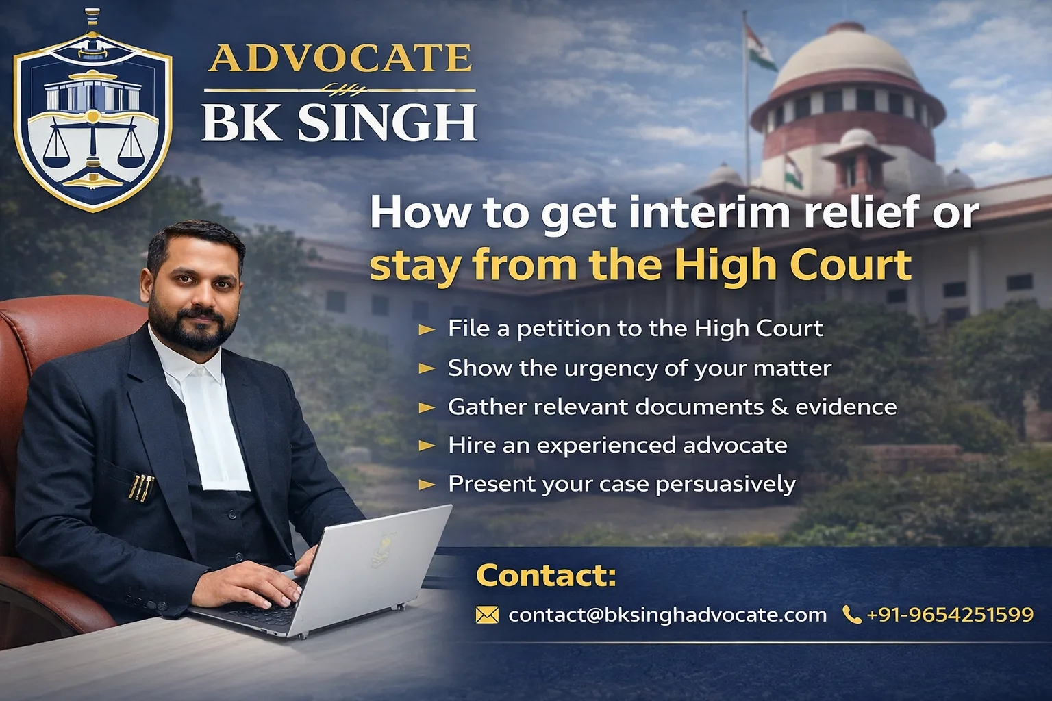 How to get interim relief or stay from the High Court