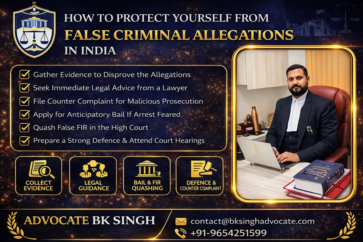 How to Protect Yourself from False Criminal Allegations in India