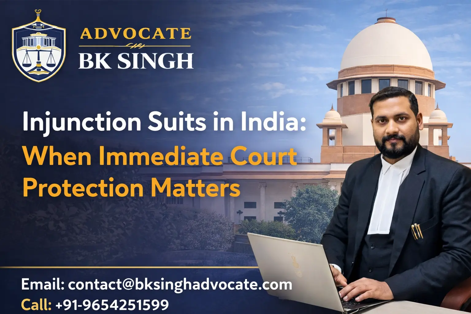 Injunction Suits in India When Immediate Court Protection Matters