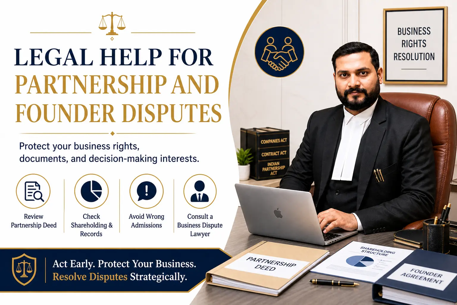 Legal Help for Partnership and Founder Disputes