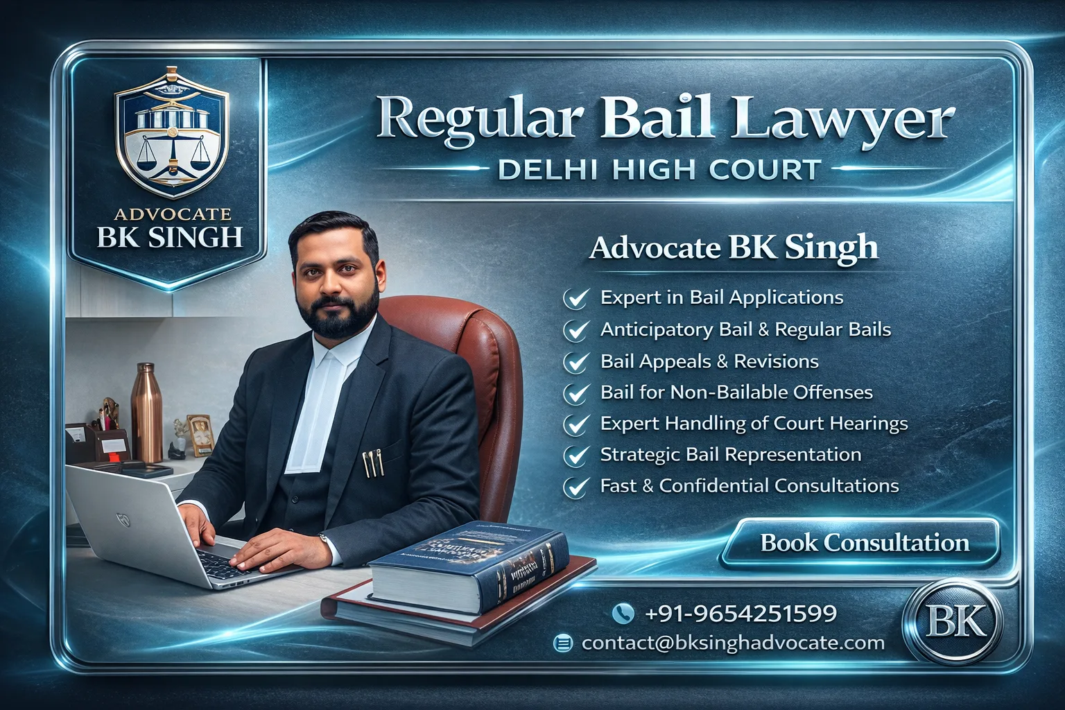 Regular bail lawyer Delhi high court