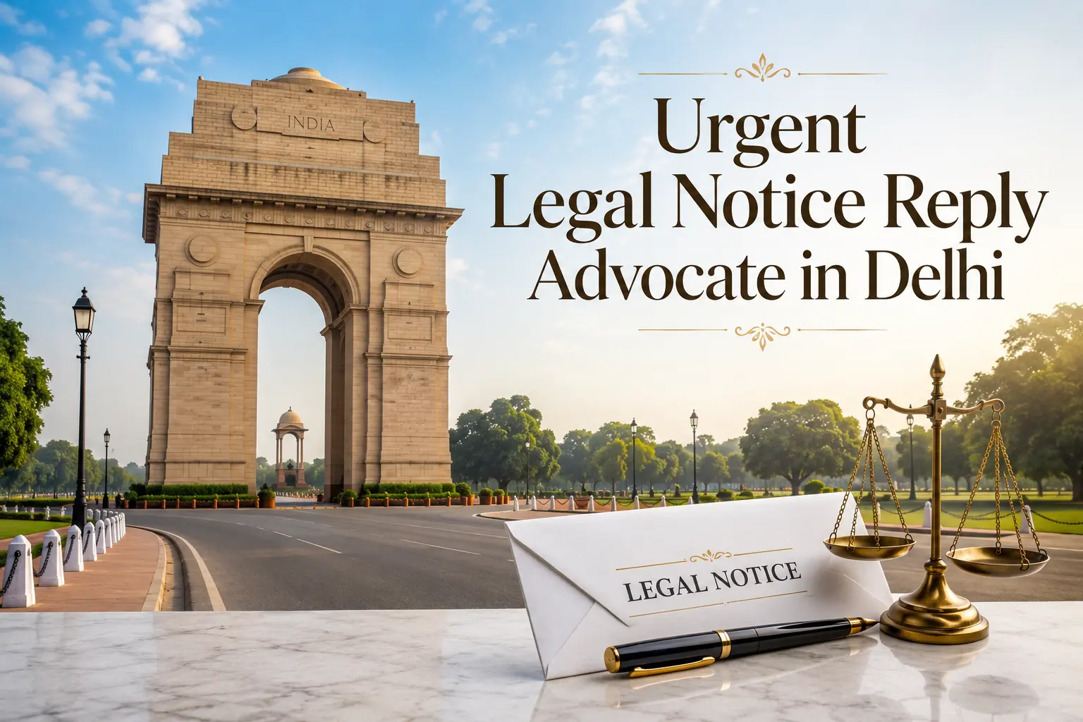 Urgent Legal Notice Reply Advocate in Delhi
